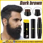 Men Beard Contour Pen Waterproof Beard Filler Stick for Care Tool (Dark Brown) *