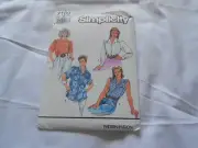 Simplicity pattern # 7169-misses'button front shirts-sizes 6-14-uncut pattern
