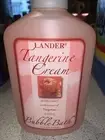 lander tangerine cream bubble bath 32 oz-vintage rare- smells wonderful