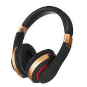[bluetooth 5.0] Foldable Portable Wireless Headphone FM Radio TF Card Steteo Headset with Mic YELLOW COLOR