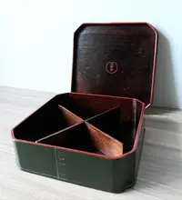 在飛比找Yahoo!奇摩拍賣優惠-日本老件白妙莊手工漆器木盒，每個售1480元。