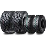Set 4 WANDA Lawn Mower Turf Tires 13x5-6 Front & 20x10-10 Rear /4PR -13106/13041