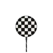 Magnetic Wireless Charger Check Pattern Black Charging Pad