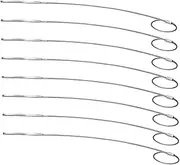 8pcs Flexible Stainless Steel Skewers for Kabobs Grilling Sticks for Meat Vegetables and Seafood Essential Barbecue Tools for Outdoor Cooking
