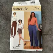 Butterick Pattern 6878 Sz 16-24 Misses Pants Shorts Palmer Pletsch