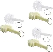 Beatifufu 3sets Nail Art Display Board Nail Polish Rack Manicure Holder 120 Tips Practice Sticks Split Ring 2pcs*3