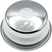 54mm 2 Cup Dual Wall Coffee Filter Basket - Pressurized Stainless Steel, Metal Portafilter Container - Reusable, Washable - Compatible with Breville Espresso Machines - 18/20g (Dual Wall)