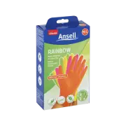 Vileda Ansell Rainbow Nitrile Gloves 80-Pack - Medium/Large