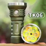 Mateminco TK06 Flashlight 468 Meter 13,000 Lumens Dual Color LED (GREEN)