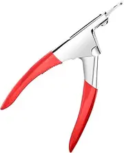 Fake Nail Clippers | Pedicure Manicure Tools,Type U Stainless Steel Nail Cutter Trimmer for Artificial Fake Tips Manicure Tool for Salon Beauty