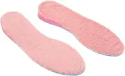 TOVINANNA 1 Pair Thick Warm Insoles for Women Height Increase Plush Inner Soles Soft Rabbit Fur Inserts for Cold Weather Comfortable Replacement Insoles for Shoes