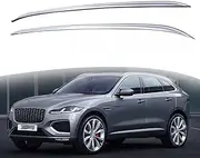 Roof Rack Cover Side Rail Fits for Jaguar F-Pace 2016-2025 Aluminum Roof Rail 2Pcs Silver