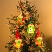 Christmas Tree Ornaments Gnome Christmas Tree Ornaments Hanging Santa Doll