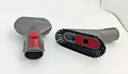 Genuine Dyson Mini Soft & Hard Dusting Brush Attachment Tools For Fits V7 V8 V10