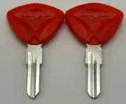 2 Key Blanks 2013 Can-Am Spyder RS RSS ST Limited SE5 SM5 Keys Blank Red