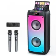 JYX Bluetooth Boom Box USB Rechargeable Lithium karaoke Machine Party Speakers