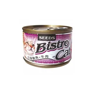 SEEDS聖萊西Bistro Cat特級銀貓健康大罐170g*(24罐組)(下標*2送淨水神仙磚)