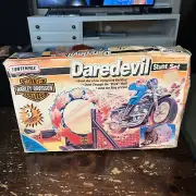 Matchbox Harley Davidson Motorcycles Daredevil Stunt Set New In Sealed Box