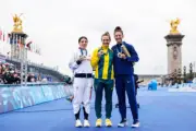 Grace Brown Cycling Time Trial 2024 Paris Gold Medal win Photo 5