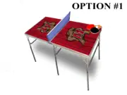 University of Maryland Portable Table Tennis Ping Pong Folding Table w/Accessori