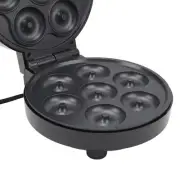 Mini Donut Maker Machine For Makes 7 Doughnuts Prevent Stick Electric Donut
