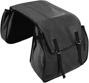 Perfeclan Large Pockets Pannier Bags Canvas Large Pockets Saddle Bag Bicycle Saddle Bag for Bicycle Cycling Accessories Motorcycles