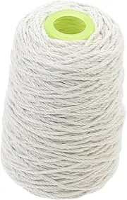 1 Roll 1.8mm Thick Cotton Twine Rope Garden Twine for Crafts Decorations Hessian Rope Cotton Cord Vintage Style