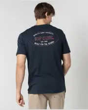 [Rip Curl] Rip Curl Men's Hallmark T-Shirt in Dark Navy Size Large L Dark Navy