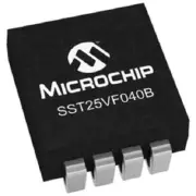 Microchip FLASH MEMORY CHIPS 10Pcs 2.7-3.6V 4Mbit 8-Pins 8ns SPI Split Gate SOIC