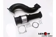 Venom Exhaust for Ford Falcon FG FG-X XR6 Turbo 4" Black dump pipe & CAT F6