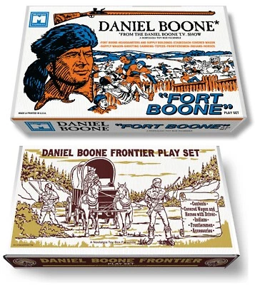 MPC Daniel Boone "Fort Boone" OR Marx Daniel Boone Frontier Play Set Box