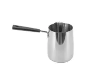 Coffee Pitcher Jug Scaled Design 304 Stainless Steel Long Handle Heat Resistant Milk Frothing Jug for Home 1000ml