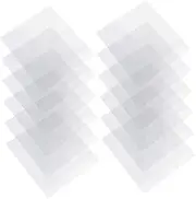 Cabilock 50pcs Vinyl Record Bags Transparent CD Containers Record Sleeves for Albums Clear Protection for Vinyl Collection Convenient Storage and Dust