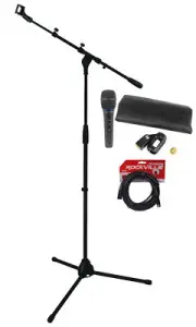 Audio Technica AE5400 Handheld Vocal Condenser Microphone Mic +Tripod Stand +XLR