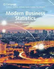 Modern Business Statistics with - Hardcover, by Anderson David; Sweeney - New h