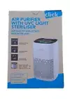 Click Air Purifier With UVC Light Steriliser 4 Timer 3 Fan Speed HEPA Filter