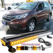 54 LED Rooftop Warning Emergency Strobe Lights Bar White Amber For Honda CR-V