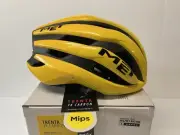 MET Trenta 3K Carbon MIPS Tadej Pogačar Yellow TDF Edition Road Helmet MEDIUM✅
