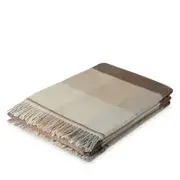 Cecchi e Cecchi Dalis Plaid Merino Wool & Cashmere Throw