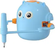 Drawing Robot for Kids with 100 Drawing Cards, Interactive Educational Painting Robot Toy Montessori Learning 5+ Year Old Boys Girls (Blue)