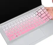 Keyboard Cover for HP ProBook 440 445 G5 G6 G7 G8 14", HP ProBook x360 440 G1 14, HP ProBook 640 G4 G5 G7 G8 14, HP ProBook 430 G5 Notebook Keyboard Protective Skin, Ombre Pink