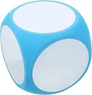 ERINGOGO DIY Blank Dice Erasable Whiteboard Game Dice for Family Parties Classroom Learning and Creative Activities Lightweight Comfortable Touch