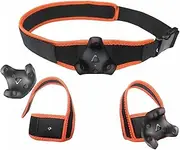 VR Tracker Straps Waist+Feets 3 in1(New Model for 2024), for Vive Tracker, Ultimate Tracker, Tundra Tracker–Full Body Tracking Belt in VR Chat, Dance Dash