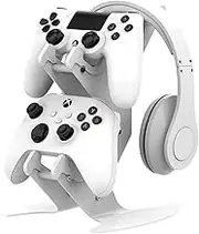 Controller Stand, Headphone Holder, Universal Adjustable Game Controller Headset Hanger Mount for All Universal Gaming PS5 Accessories, Xbox Sony PS4 Nintendo Switch