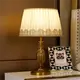 LED燈 照明燈 檯燈 床頭燈 書房燈 客廳燈 仿古銅雕刻歐式台燈 美式輕奢客廳臥室床頭燈遙控 (7.3折)