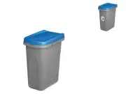 Waste Bin Ecosystem 15 Liters Lid Azure Stefanplast