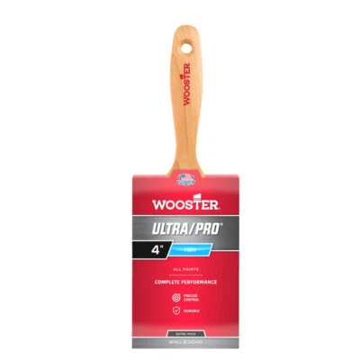 Wooster 912-0041730040 4173-4 Paintbrush, 4-Inch, Brown,Purple