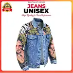 暢銷夾克夾克夾克牛仔褲 JENS JEAN JEEN JENAS 牛仔夾克男士校隊 VERSITY JACKET 牛仔夾