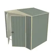 Build-a-Shed 2.3 x 1.5 x 2.3m Gable No Side Doors Shed - Green
