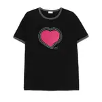 [Dries Van Noten] Dries Van Noten Heart-print T-shirt L BLACK